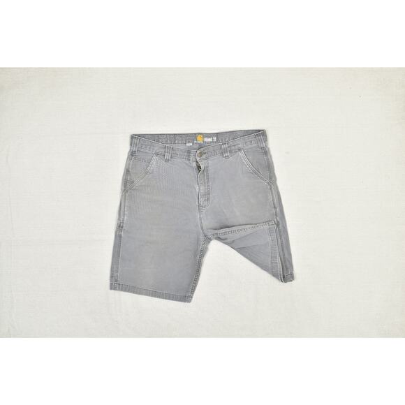 Carhartt Relaxed Fit Cargo Shorts Men's Size 36 Gray Workwear 102514-039 - Picture 4 of 8